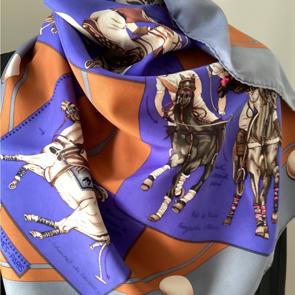 Hermes’ silk scarf